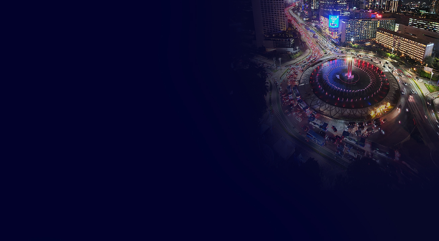 Panorama malam kota Jakarta